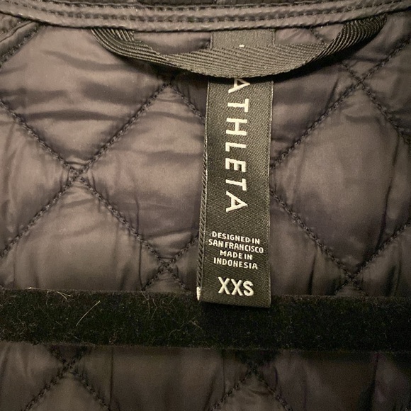 EUC Athleta Whisper Featherlesss Quilted Jacket XXS - Picture 10 of 10